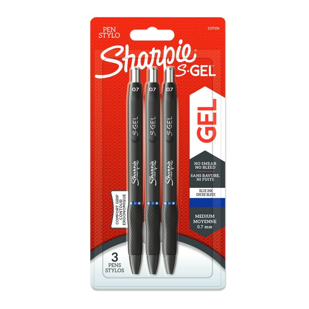 Sharpie S-Gel Blue Medium Gel Pens